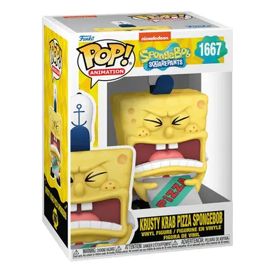 Pop! Plush: Spongebob Squarepants 25th Anniversary - Spongebob with Pizza - Collectable Soft Toy