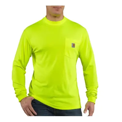 Carhartt mens High Visibility Force Color Enhanced Long Sleeve Tee wor