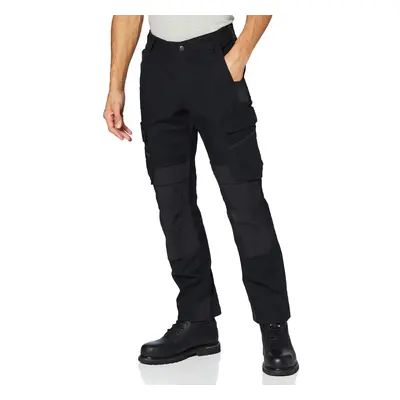 Carhartt mens Rugged Flex Steel Cargo Work Utility Pants Black 33W x