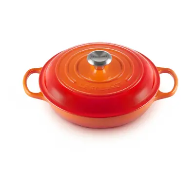 Le Creuset Enameled Cast Iron Signature Braiser, 2.25 qt., Flame