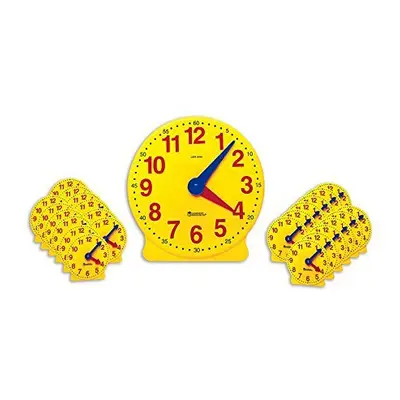 LEARNING RESOURCES CLASSROOM CLOCK KIT & MINI (Set of 3)