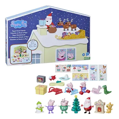 Peppa Pig Advent Calendar with Surprise Toys and Stickers Including