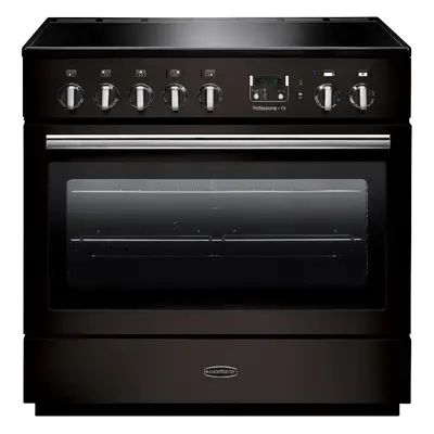 Rangemaster PROP90FXEIGB/C Professional Plus FX Gloss Black with Chrome Trim 90cm Induction Rang