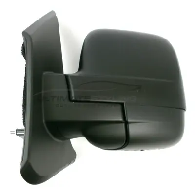 Vauxhall Vivaro Van 8/2014-> Electric Wing Door Mirror Black Passenger Side N/S