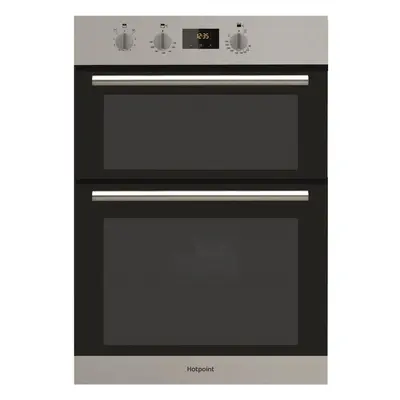 Hotpoint DD2540IX Built-In Double Oven Electric Fan A Energy Inox