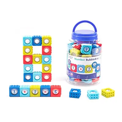 Number BubbleBrix, Learn Numbers, Fidget Learning Toy, Fidget Popper Toy with Numbers, Ages 3+