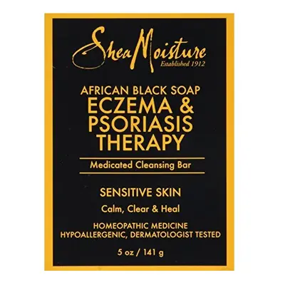 Shea Moisture African Black Soap Eczema Therapy Bar Soap - 5oz