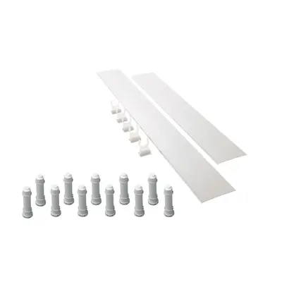 Mira Flight Low 'Easy Plumb' Shower Tray Riser Kit 1200mm White 1.1697.033.WH