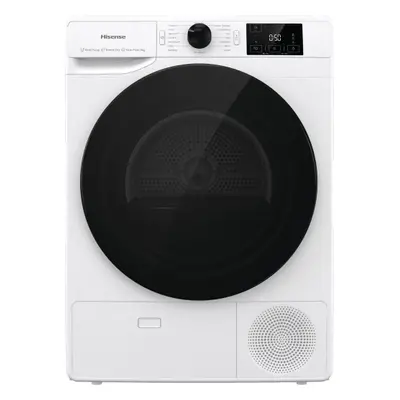 Hisense DHGE8043 - White 8KG Tumble Dryer - Condenser with Heat Pump - A+++ Energy Rating