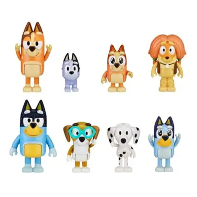 Bluey's Family and Friends Figure 8-Pack, 2.5-3 inch Figures