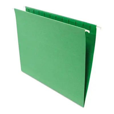 Universal Hanging File Folders, .2 Tab, Point Stock, Letter, Green, 25-Box