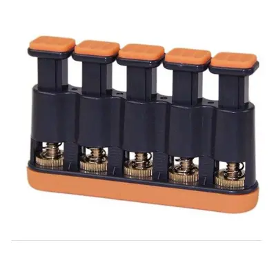 (Orange) Finger Trainer Copper Gear for Guitar Bass Ukulele Piano Violin Players