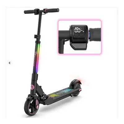 Electric Scooter,EV06C , 6.5''Foldable Electric Scooter for Kids, Pink