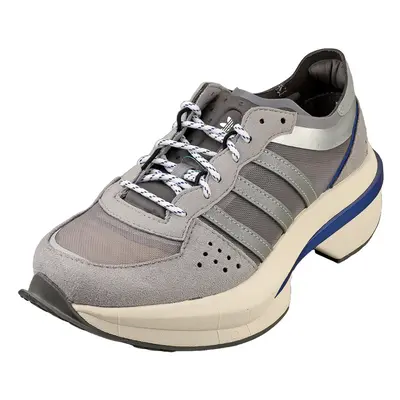 (4.5) adidas Esiod Mens Fashion Trainers in Grey Silver