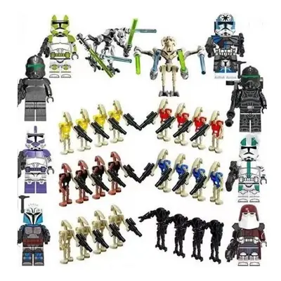 (Battle Droids P 34pcs) Star Wars Clone Troopers Minifigures Gift Fit Lego