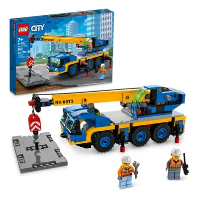 LEGO City Great Vehicles Mobile Crane Truck Toy Building Set - C