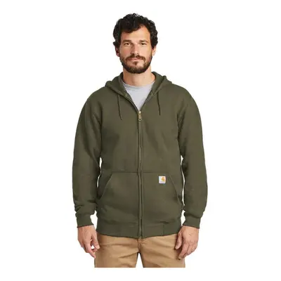 Carhartt Men's Loose Fit Midweight Full-Zip Sweatshirt Moss 4X-Large