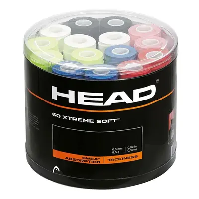 HEAD unisex XtremesoftTM HEAD Extreme Soft Racquet Overgrip Pack Assorted Jar of Tennis Racket G