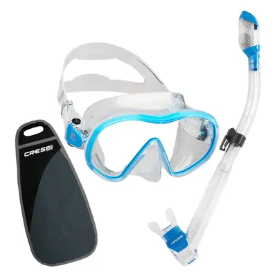 Cressi F-Dual & Supernova Dry Clear/Blue