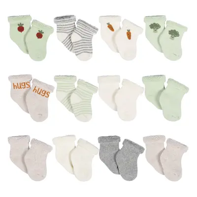 gerber Unisex Baby 12-Pair Sock Bundle Happy Veggies Months