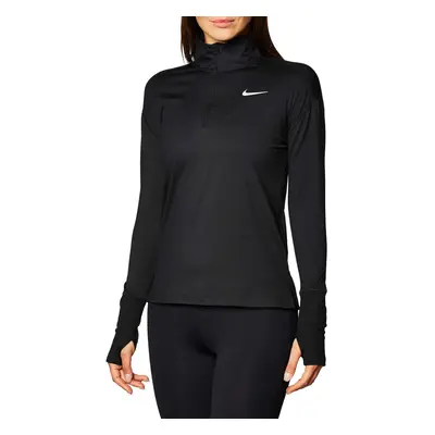 Nike Womens Element Zip Running Top Black Size Large