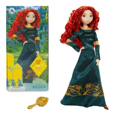 Disney Store Official Princess Classic Doll (Merida) Inches Includes Brush with Molded Details F