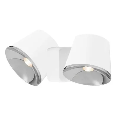 Leds-C4 Drone - Integrated LED Wall / Ceiling Light Chrome, White