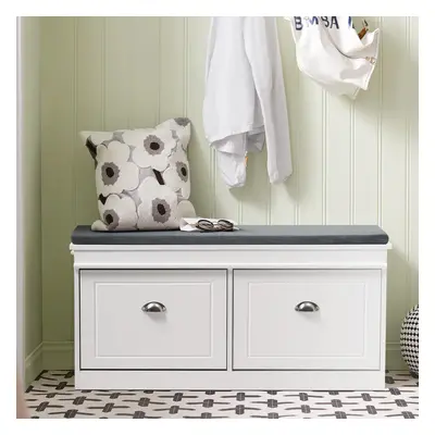 Flip Down Shoe Bench Cabinet