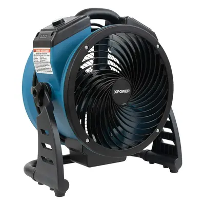 (FC150B Rechargeable) Fans, Heavy High Velocity Whole Room Air Mover Air Circulator Utility Shop