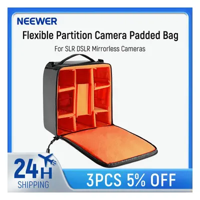 Neewer Flexible Partition Camera Padded Bag Protection Handbag for SLR DSLR Mirrorless Camerasan