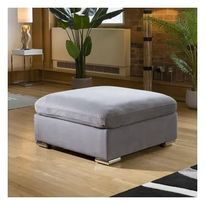 Mikey Footstool - Mid Grey