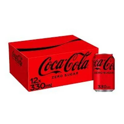 Coca-Cola Zero Sugar 330ml (Pack of 2)