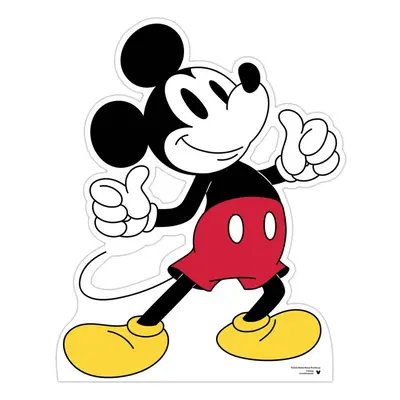 Mickey Mouse Thumbs Up Cardboard Cutout Official Disney Standup