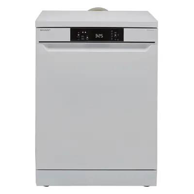 Sharp QW-NA1CF47EW-EN Standard Dishwasher â White â E Rated for Efficient Cleaning