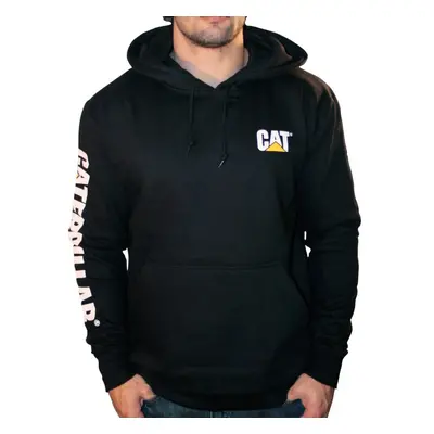 Caterpillar Men's Trademark Banner Hooded Sweatshirt (Regular and Big