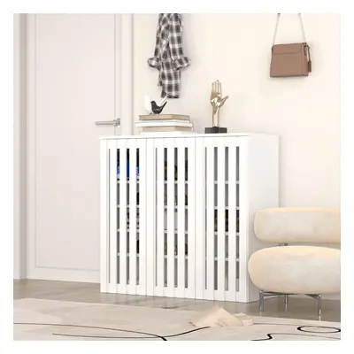 (White - Door) Shoe Storage Cabinet / Door Adjustable Shelves