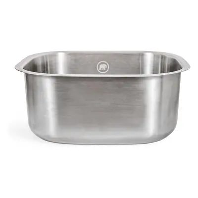 (White) stainless steel sink basin vegetable washing basin clean and odorless easy to clean larg