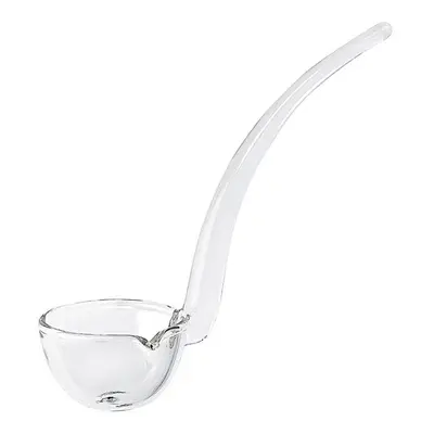 6 in. Mouth Blown Crystal Gravy Dressing & Sauce Ladle, Clear