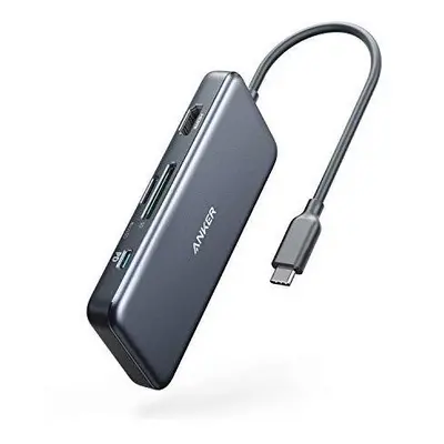 Anker USB C Hub, PowerExpand+ 7-in-1 USB C Hub Adapter, with 4K HDMI, Power Delivery, USB C Data