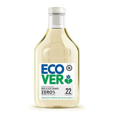 Ecover Zero Delicate Laundry Liquid for Sensitive Skin, Washes, 1L