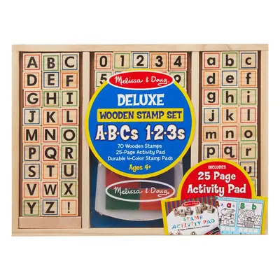 Wooden ABC Activity Stamp Set-MD30118