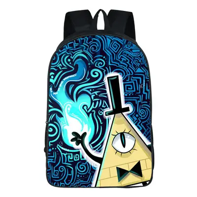 (#12) Cartoon Gravity Falls Backpack School Bag Rucksack