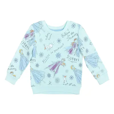 Disney Frozen Elsa Princess Anna Olaf Toddler Girls Pullover Sweatshir