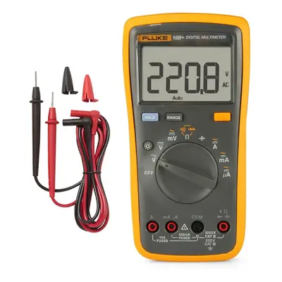 Fluke F15b Counts Multimeter Portable Digital Multimeter Handheld Voltmeter Ammeter Voltage Mete