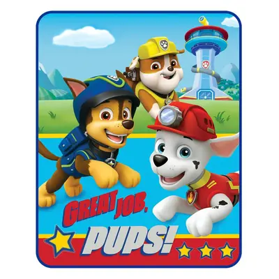 Paw Patrol Throw Blanket Style Red & Blue