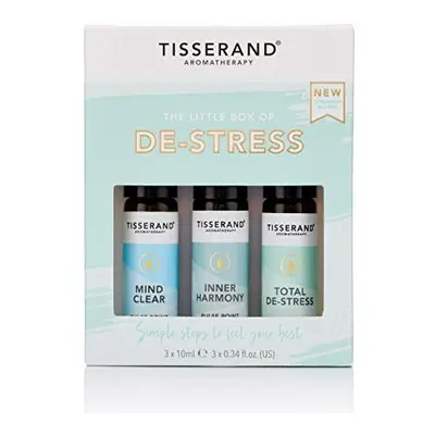 Tisserand Aromatherapy | Total De-Stress | The Little Box of De-Stress | Pulse Point Rollerball 