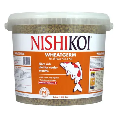 Nishikoi Wheatgerm Complete Food for Koi and Pond Fish - Medium Pellets - 2.5kg