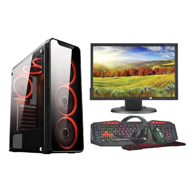 Fast Gaming PC Bundle:INTEL CORE i3/8GB RAM/500GB HDD + 128GB SSD/GT730 2GB/WINDOWS 10/6 FANS RE