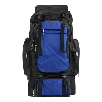 (blue, inches) Jianneng Outdoor Backpack Men's Large -Capacity Travel Casual Hiking Backpack Wom