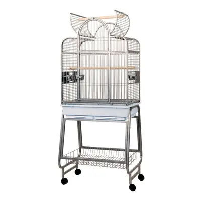 Strong Parrot Cage Villa Bianca Grey 67.7x51.5x154 cm